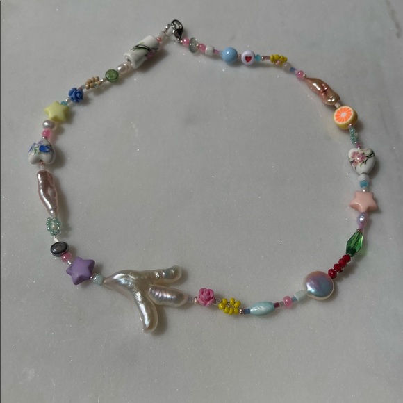 Summer pearl necklace